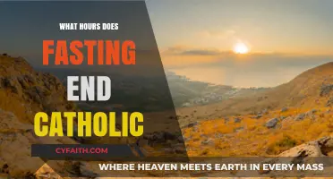Catholic Fasting Hours: When Does the Fast End?
