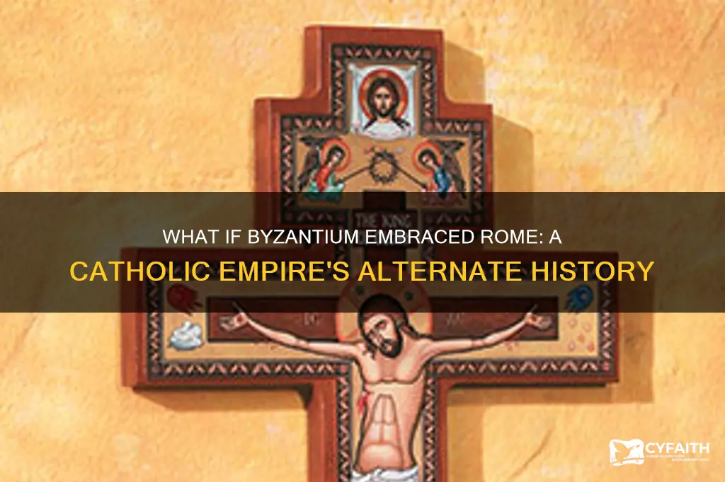 what if the byzantine empire became catholic