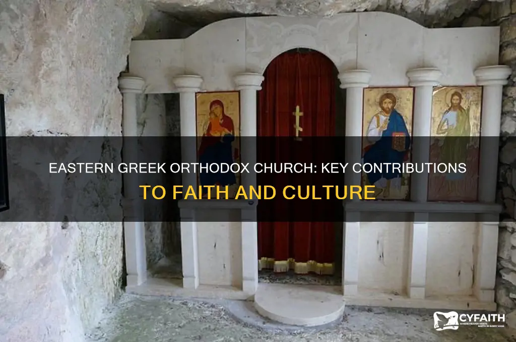 what important contributions did the eastern greek orthodox church do