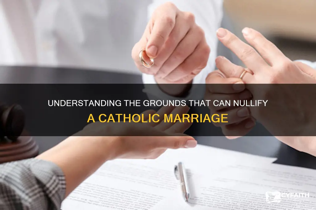 what invalidates a catholic marriage
