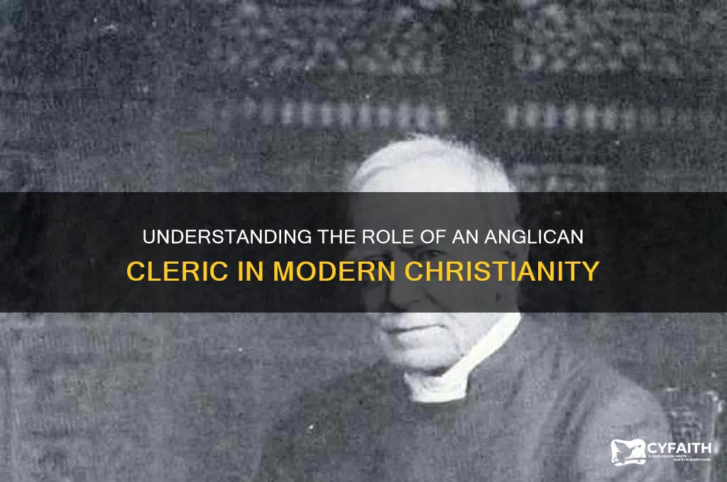 what is a anglican cleric