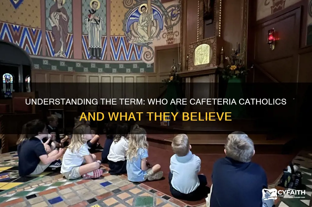 what is a cafeteria catholic
