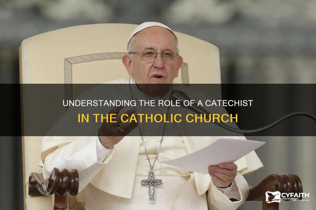 what is a catechist catholic