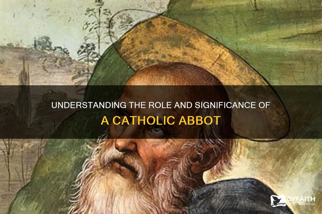 what is a catholic abbot