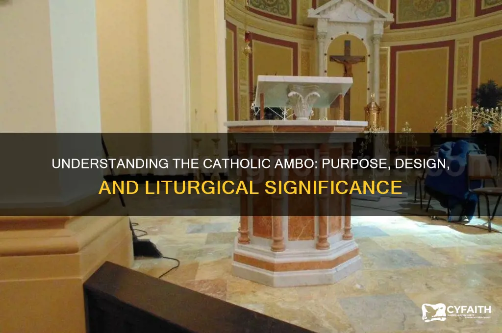 what is a catholic ambo