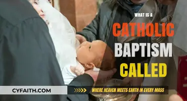 Understanding the Sacred Rite: What is a Catholic Baptism Called?