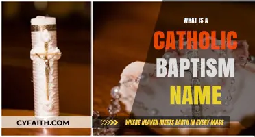 Understanding the Significance of a Catholic Baptism Name: A Guide