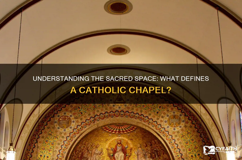 what is a catholic chapel
