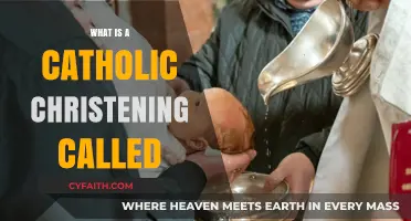 Understanding the Catholic Christening: Its Proper Name and Significance