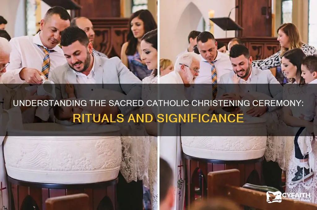 what is a catholic christening ceremony