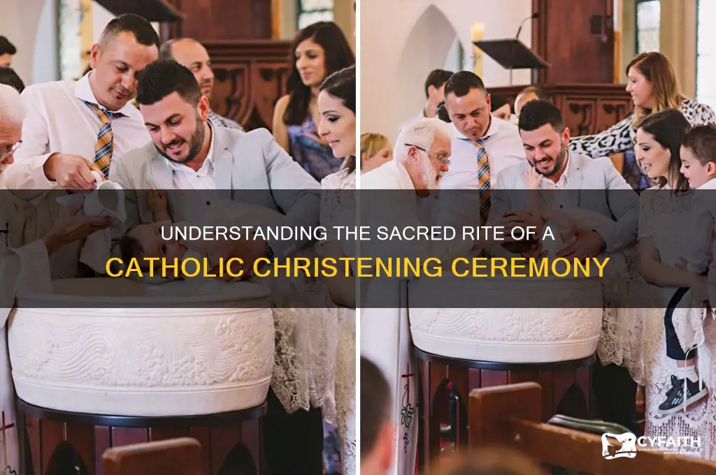 what is a catholic christening