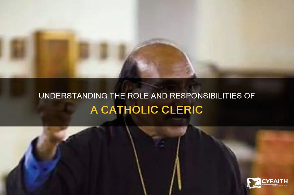 what is a catholic cleric
