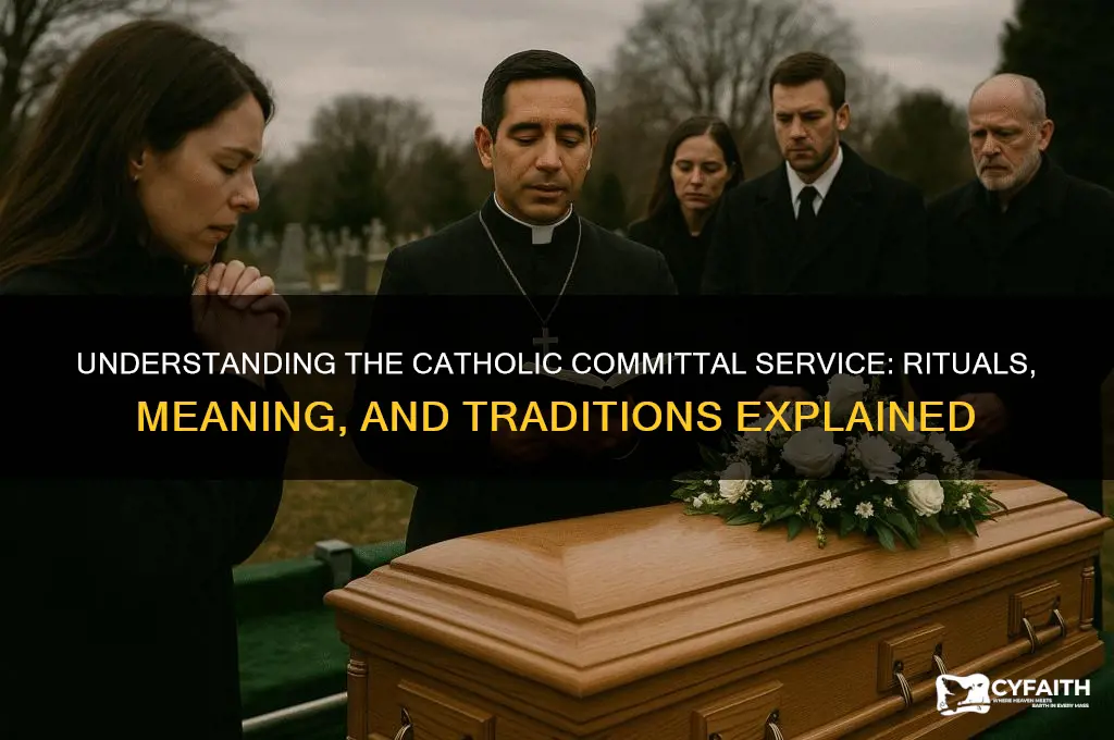 what is a catholic committal service