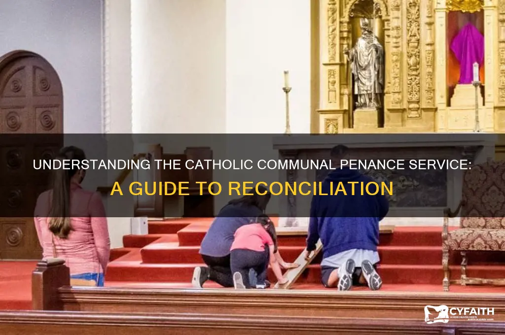 what is a catholic communal penance service