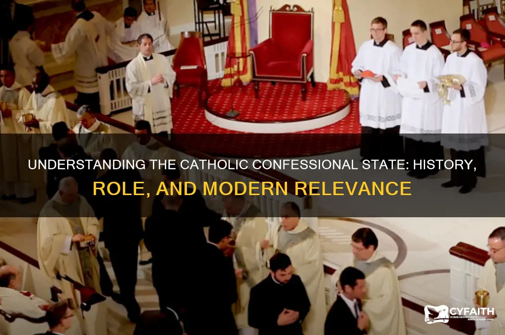 what is a catholic confessional state
