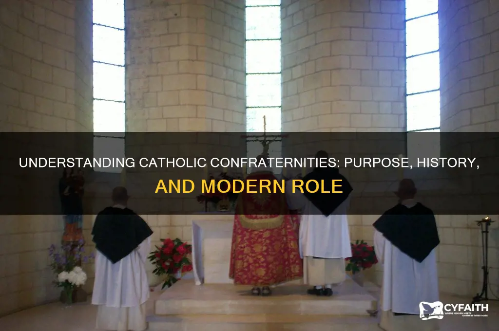 what is a catholic confraternity