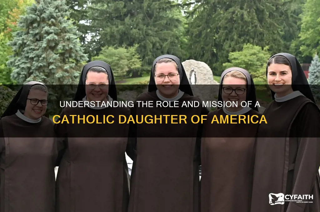 what is a catholic daughter of america