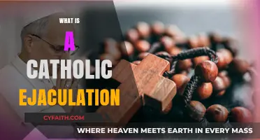 Understanding Catholic Ejaculation: A Brief Spiritual Prayer Explained