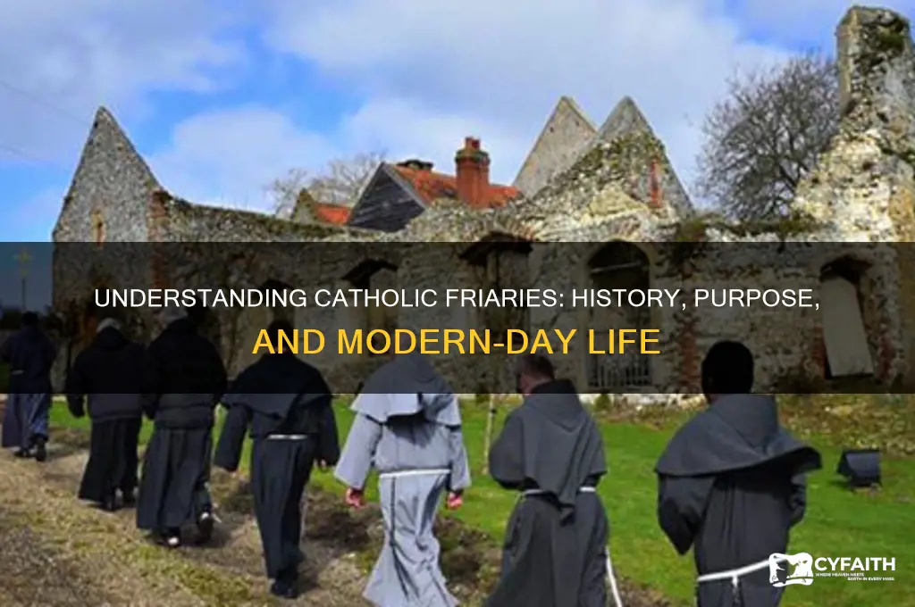 what is a catholic friary