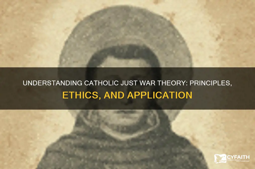 what is a catholic just war theroey