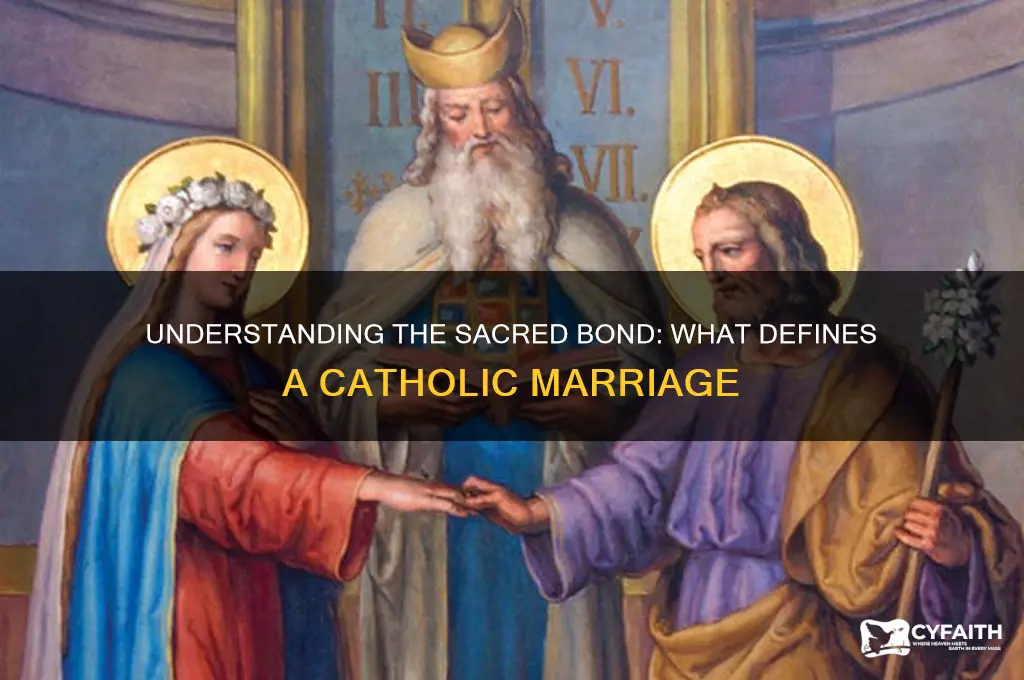 what is a catholic marriage