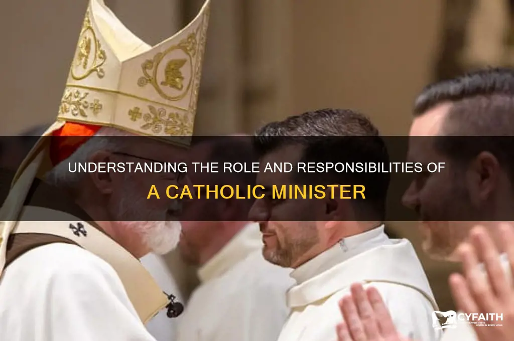 what is a catholic minister