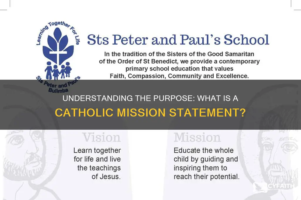 what is a catholic mission statement