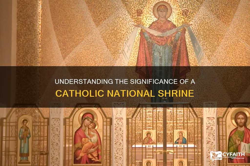 what is a catholic national shrine