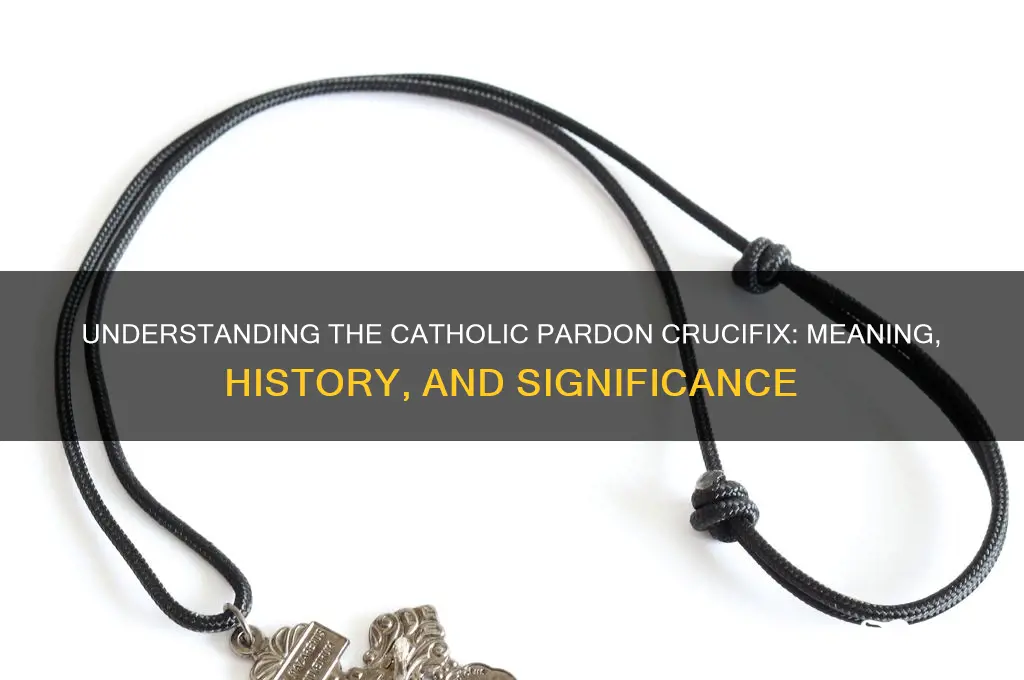 what is a catholic pardon crucifix
