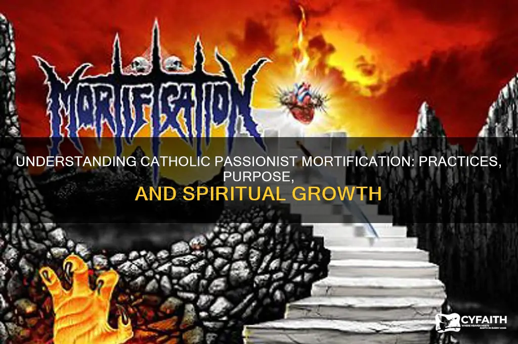what is a catholic passionist mortification