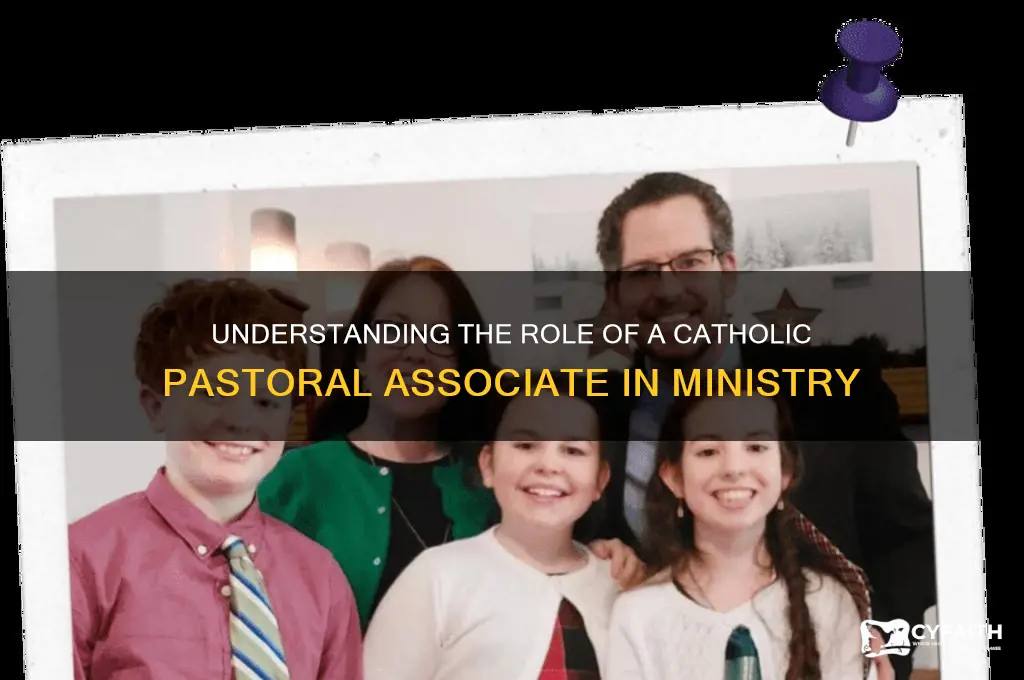 what is a catholic pastoral associate