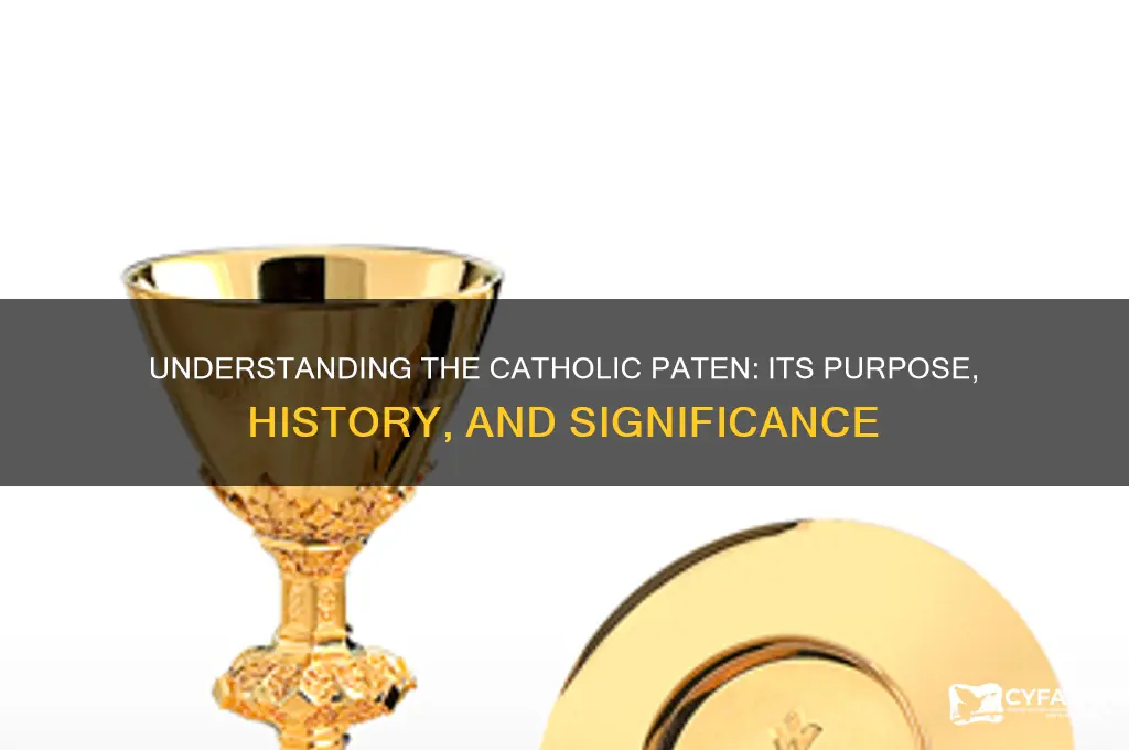 what is a catholic paten