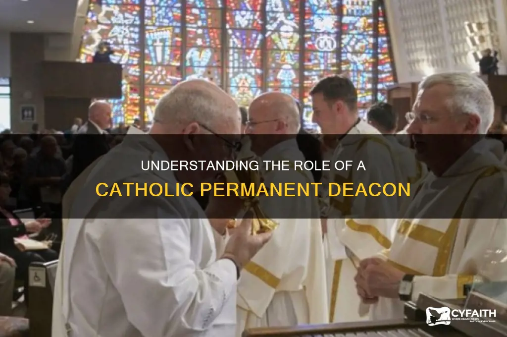 what is a catholic permanent deacon