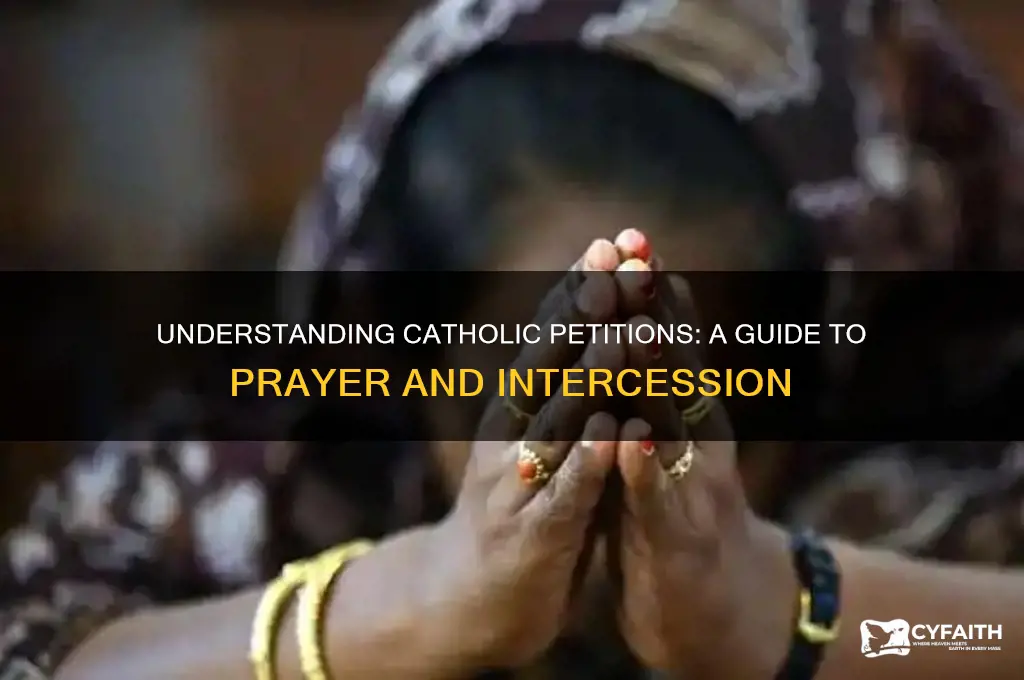 what is a catholic petition