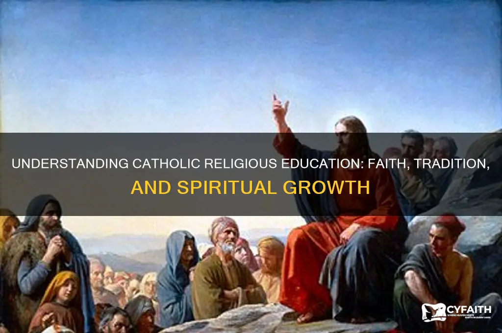 what is a catholic religion education