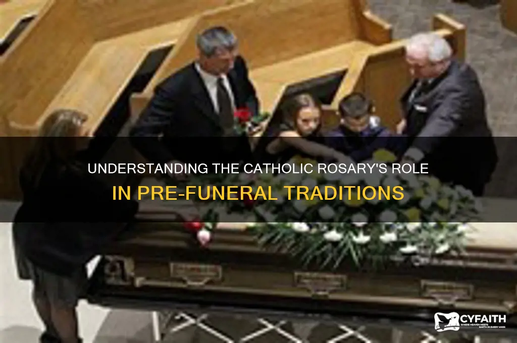 what is a catholic rosary before a funeral