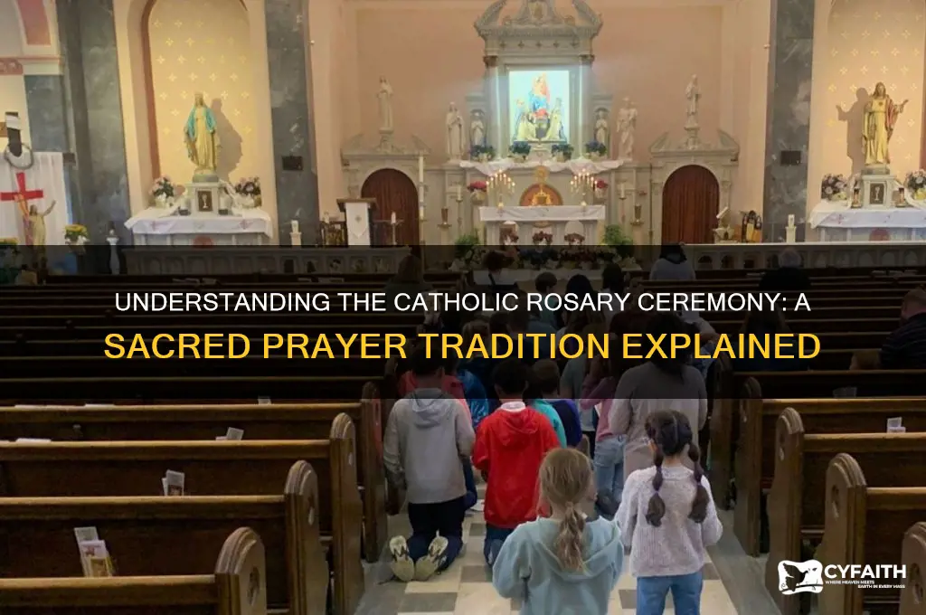 what is a catholic rosary ceremony