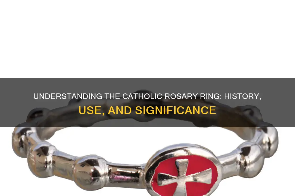 what is a catholic rosary ring