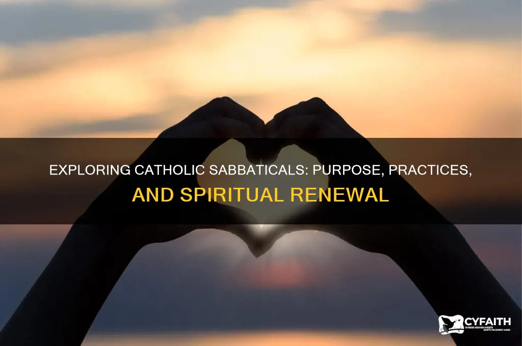 what is a catholic sabbatical