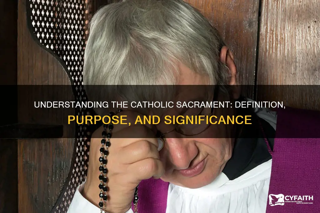 what is a catholic sacrament definition