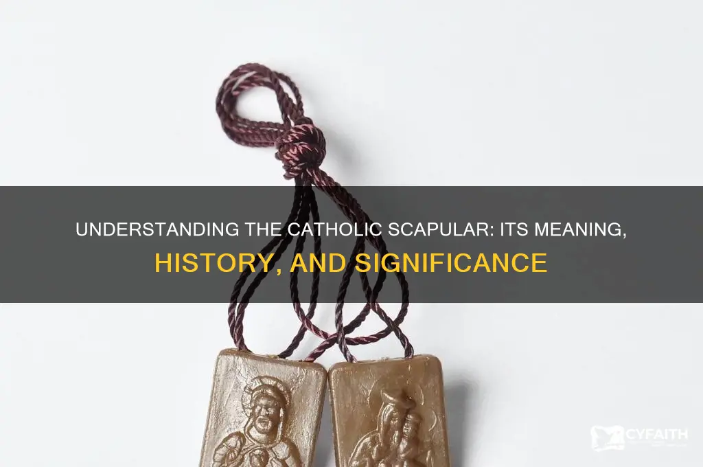 what is a catholic scapula