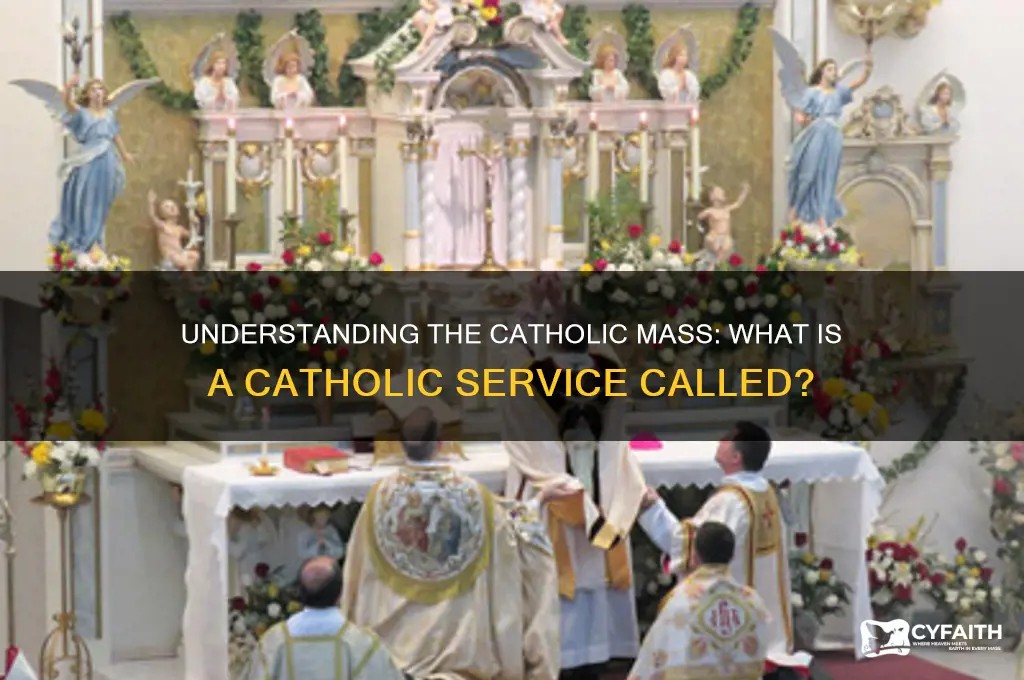 what is a catholic service called