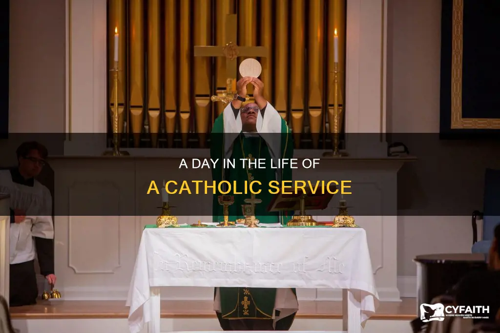 what is a catholic service like