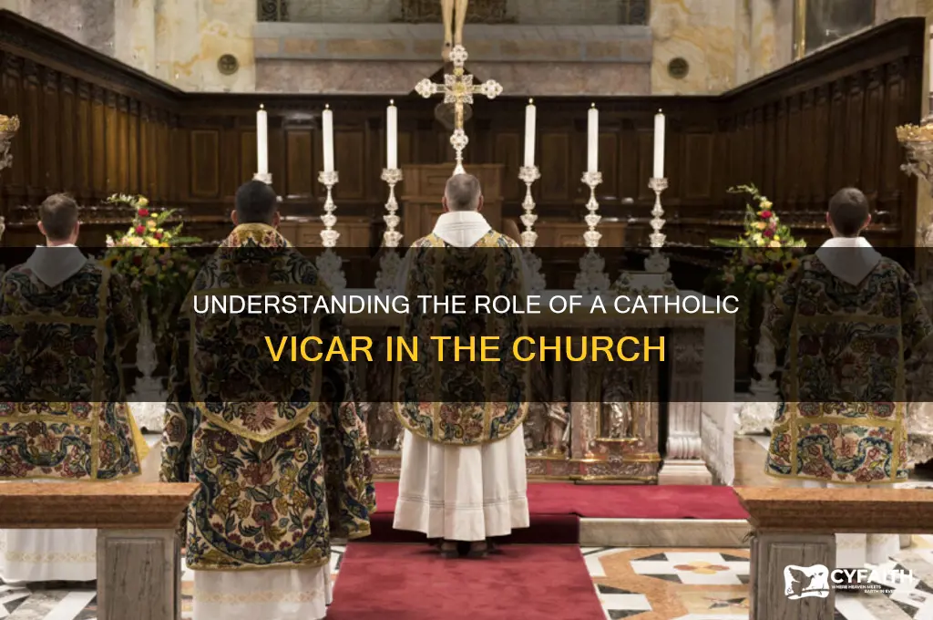 what is a catholic vicar