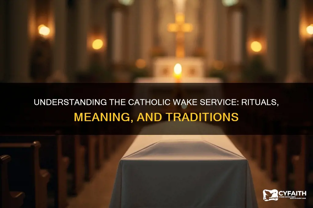 what is a catholic wake service