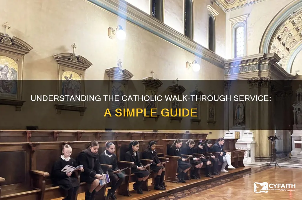 what is a catholic walk through service