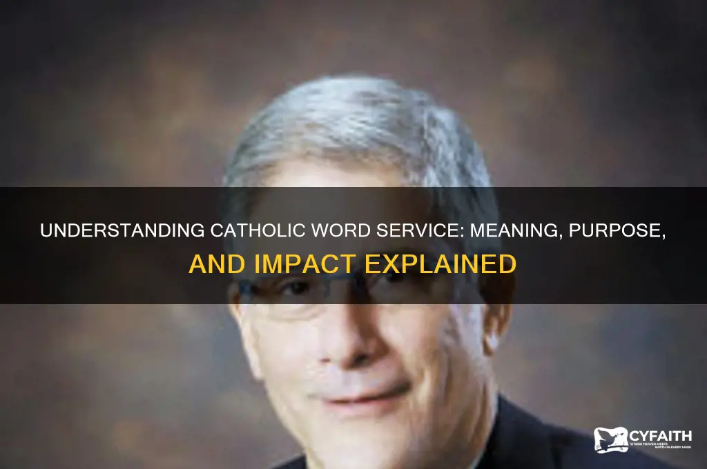 what is a catholic word service