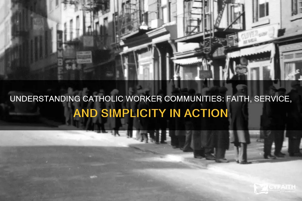 what is a catholic worker community