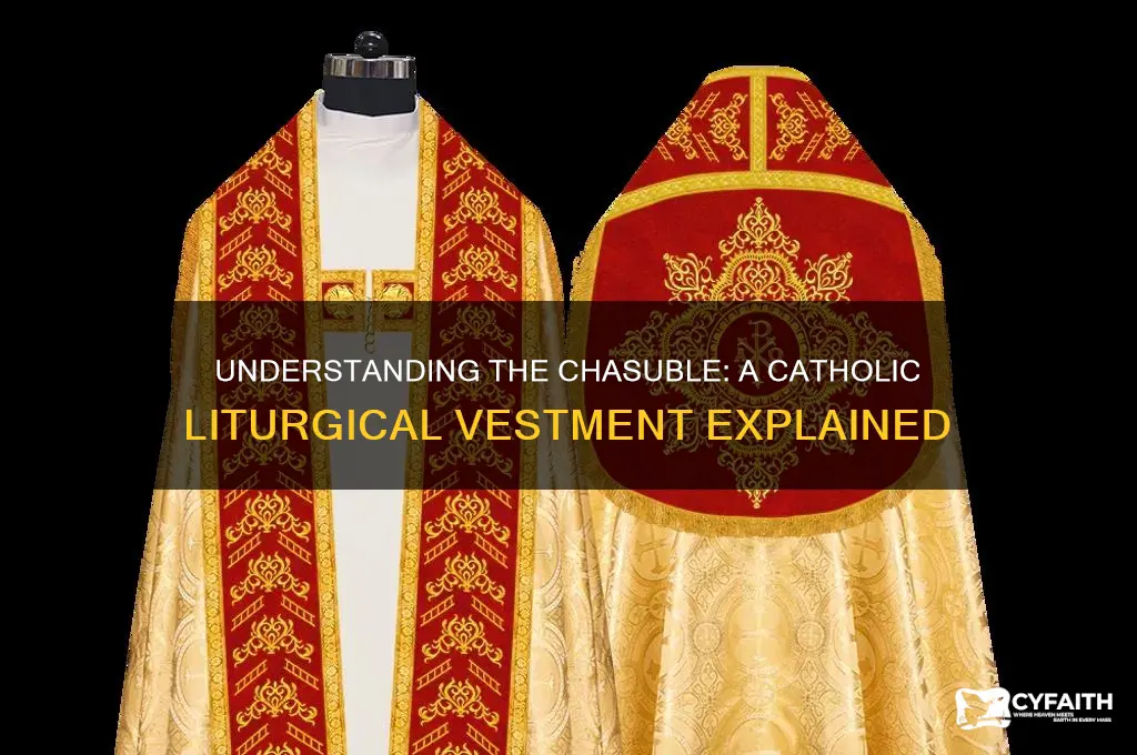 what is a chasuble catholic