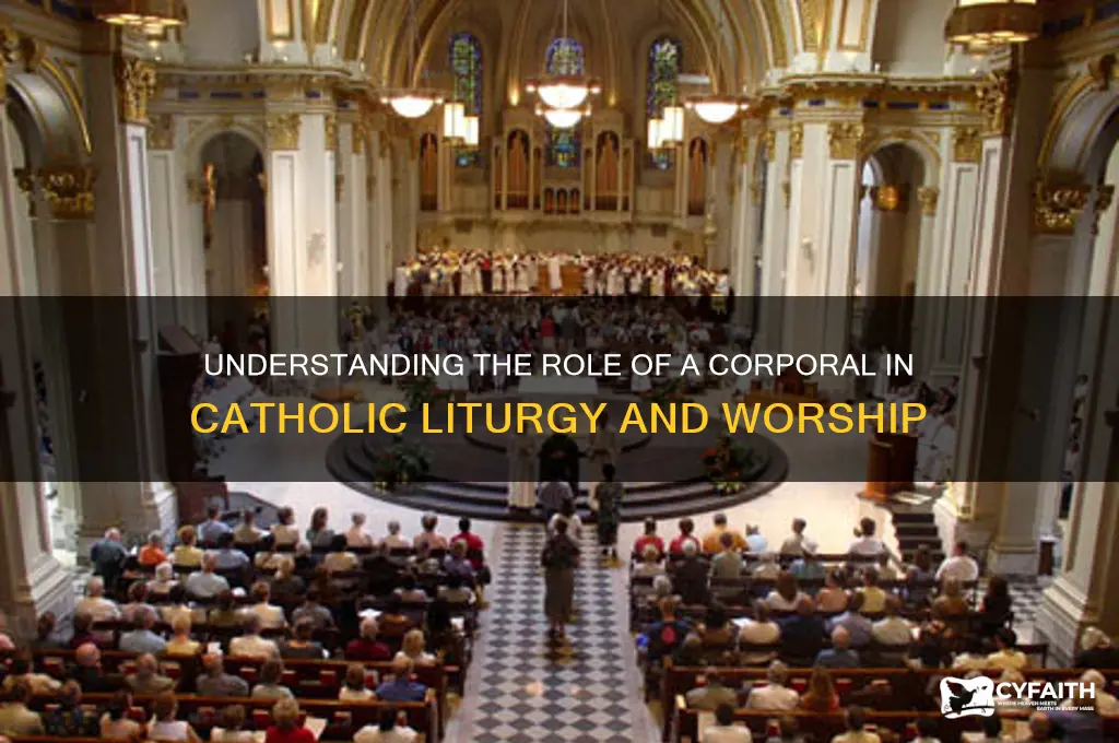 what is a corporal when you are catholic